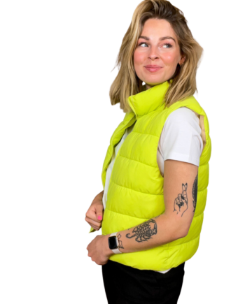 Noisy May Dame Vest Wild Lime