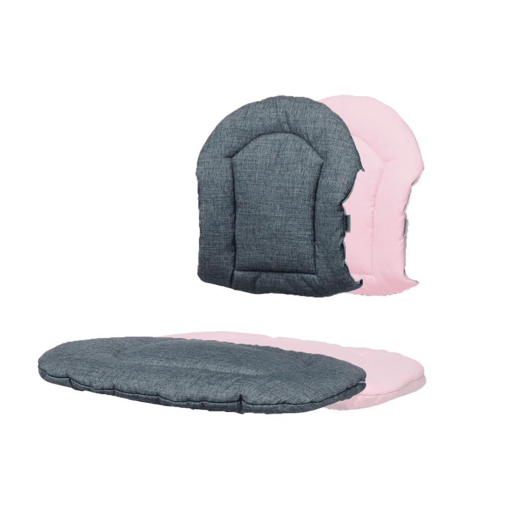 Nomi Højstol Hynde  Dark Grey Pale Pink