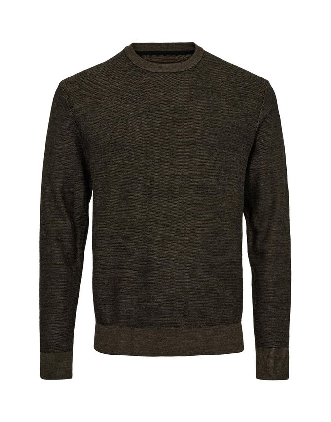 -neck Wool Modern Fit