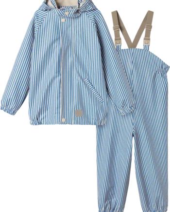 Oddy Regnsæt Blue Stripe 104 110