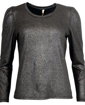 Ofelia Carla Dame Bluse Black Combi