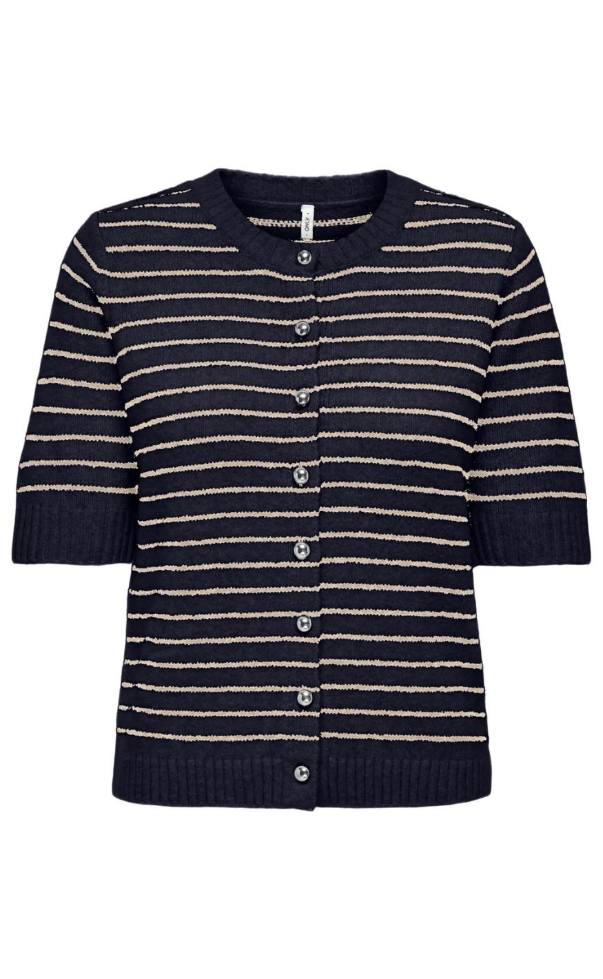 Only Cardigan Chester Ss Blue