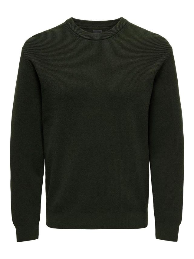 Onsphil Reg 12 Struc Crew Knit Noos