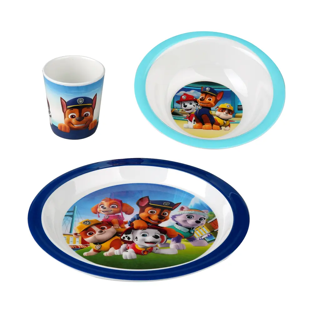 Paw Patrol Pcs Set Blue 100 Melamin
