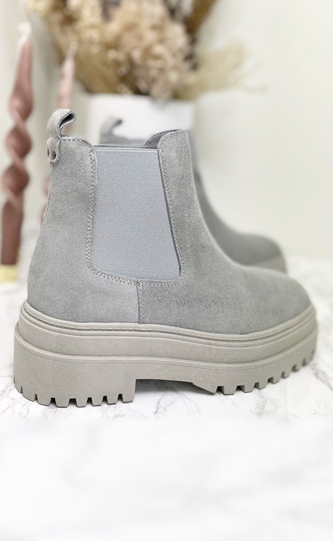 Phenumb Støvler Cash Grey Light