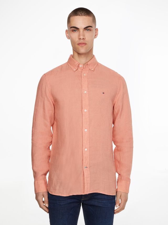 Pigment Dyed Linen Rf Shirt
