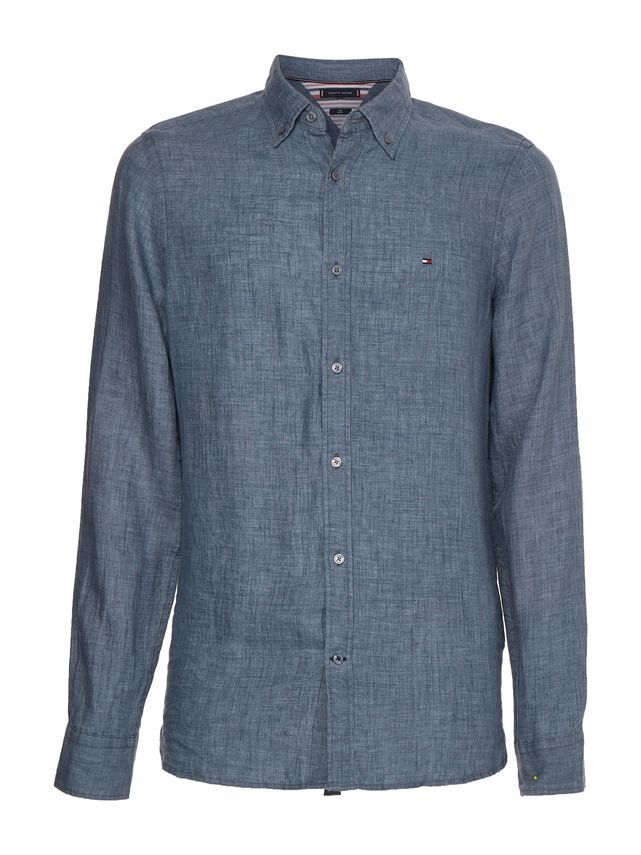 Pigment Dyed Linen Rf Shirt