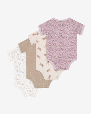Pippi Kortærmet Body   Stk Violet Ice 50