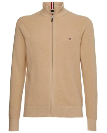 Pique Structure Zip Through