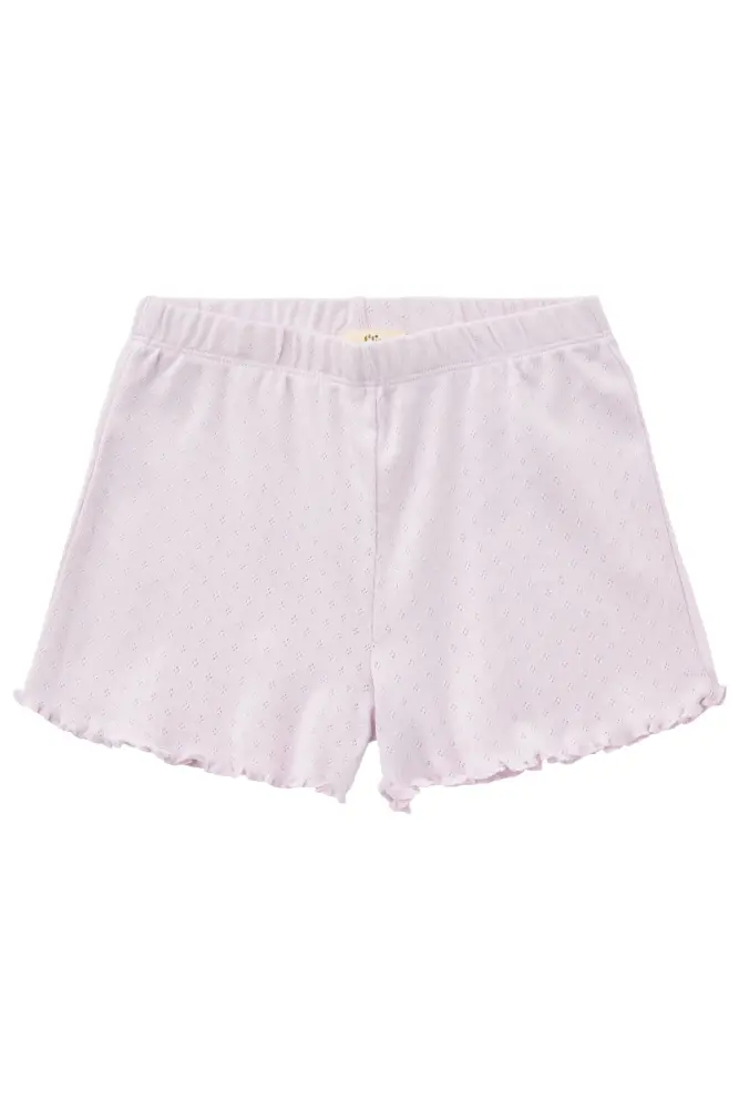 Pointelle Shorts Lavender 110