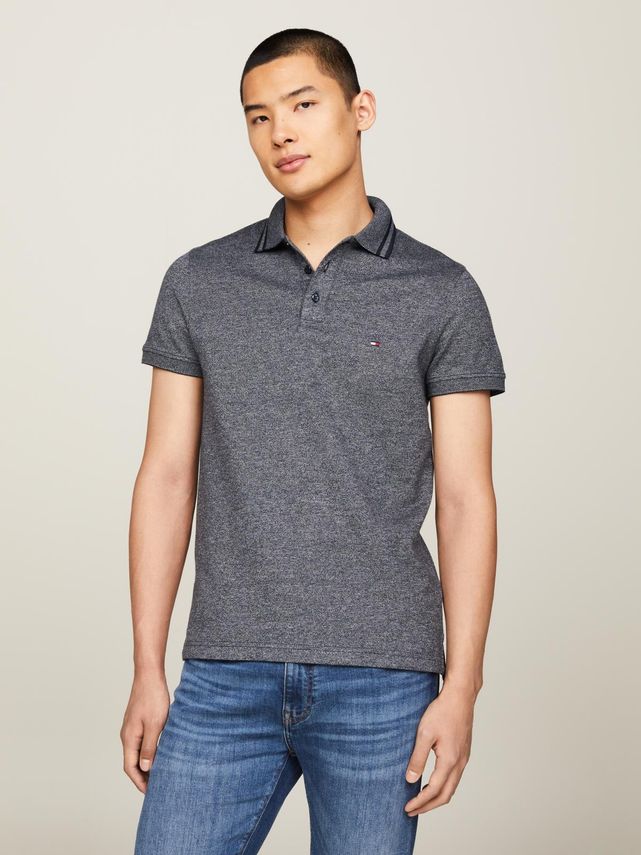Pretwist Mouline Slim Fit Polo