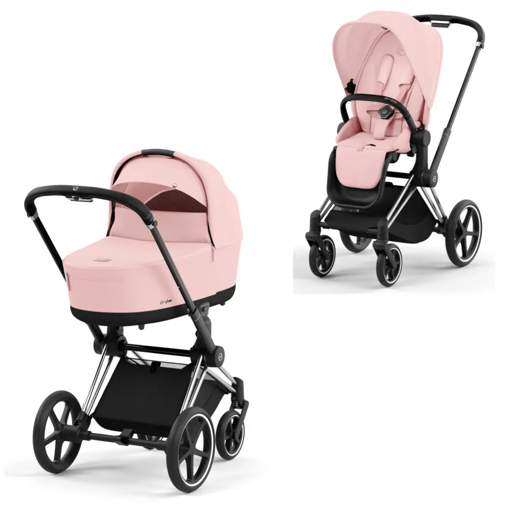 Priam Duovogn Peach Pink Chrome Black