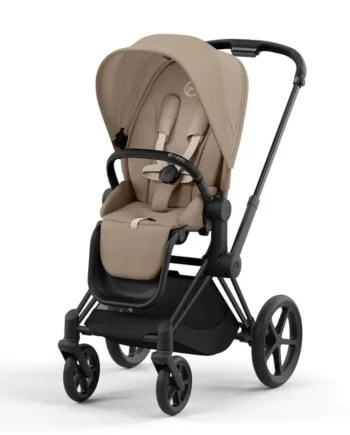 Priam Klapvogn Cozy Beige Matt Black