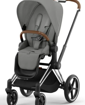 Priam Klapvogn Mirage Grey Chrome Brown