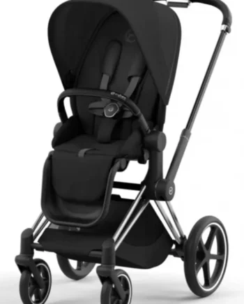 Priam Klapvogn Sepia Black Chrome Black