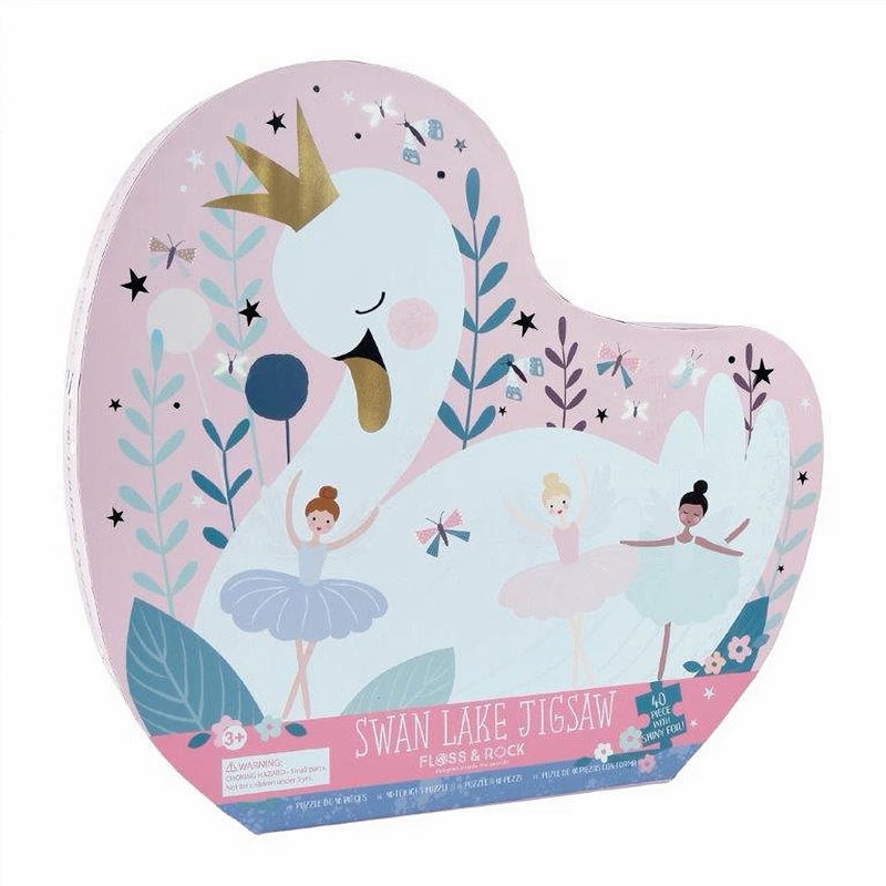 Puslespil    Formet Motiv   æske 40 Brikker Enchanted