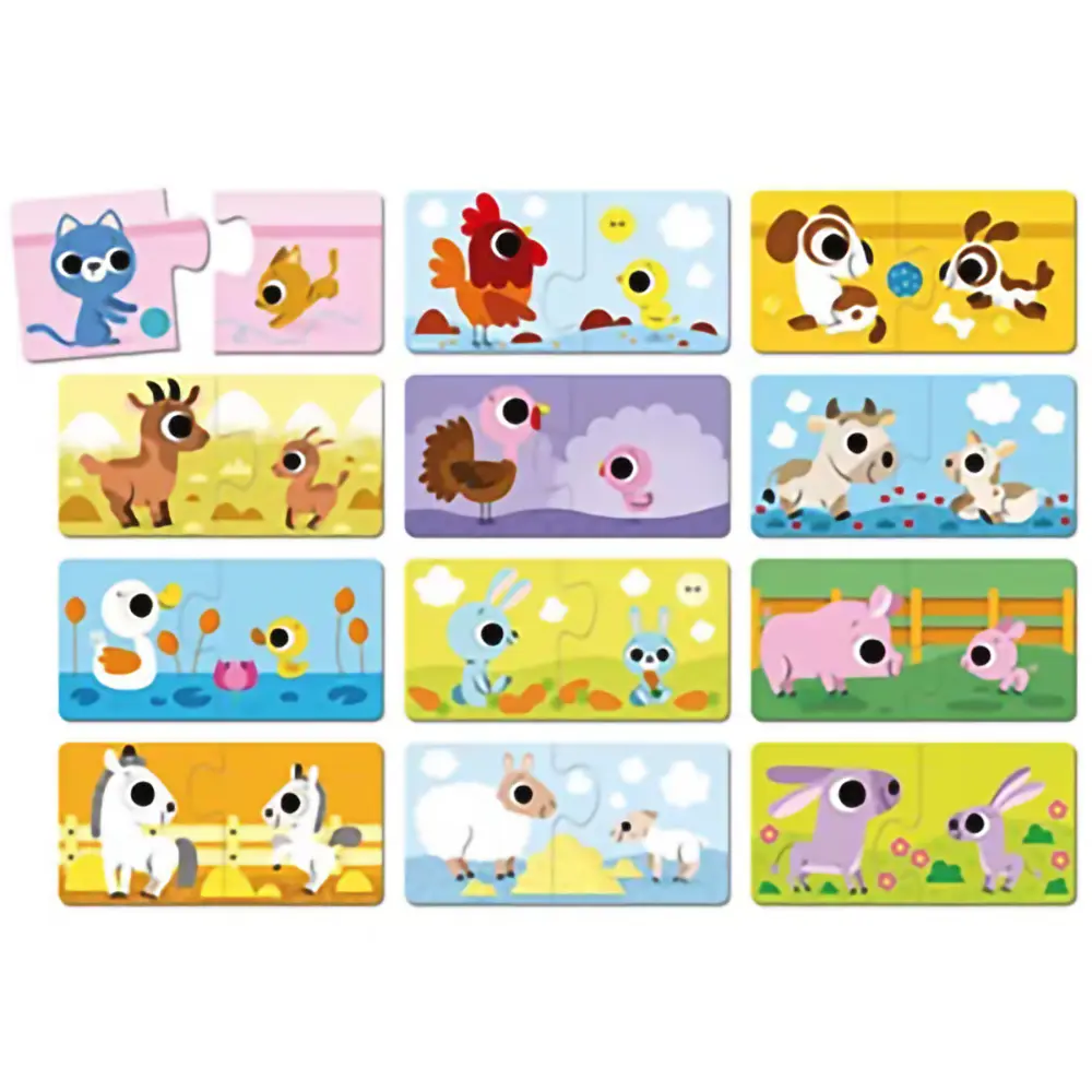Puzzle Parent And Baby Animals