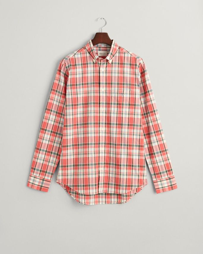 Reg Cotton Linen Check Shirt