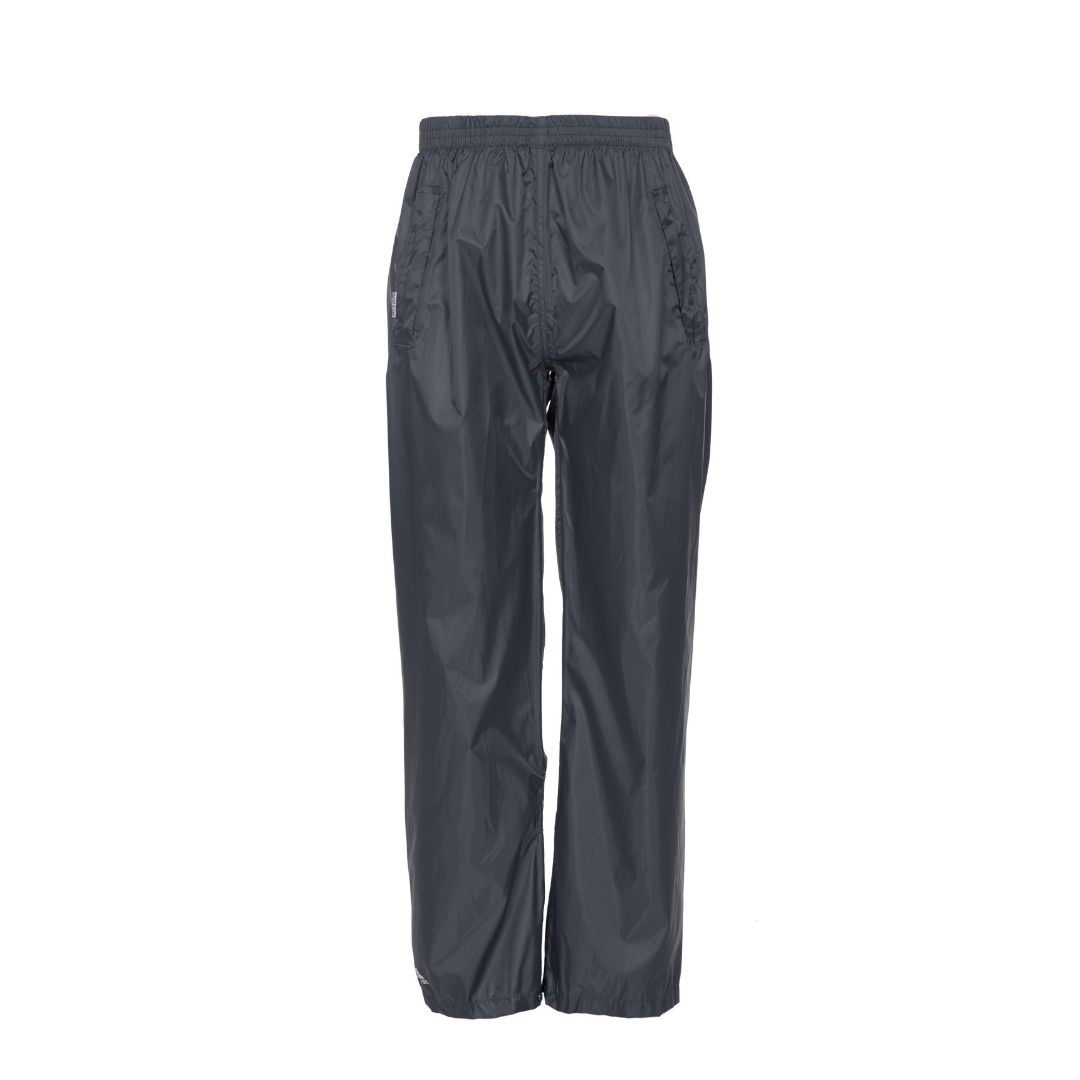 Regnbukser Unisex Trespass Qikpac Sort