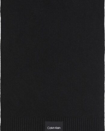 Rtw Patch Knit Scarf 30x180cm