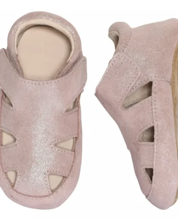 Sandal Læder Slippers Rose Grey 20 21