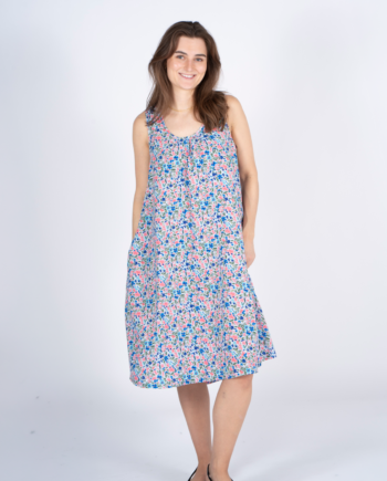 Sasia Dame Kjole Cashmere Blue
