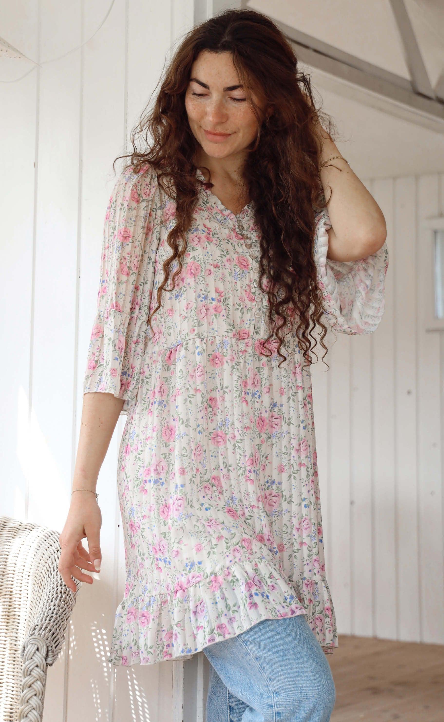 Say Ina Copenhagen Kjole Alba Rose Flower