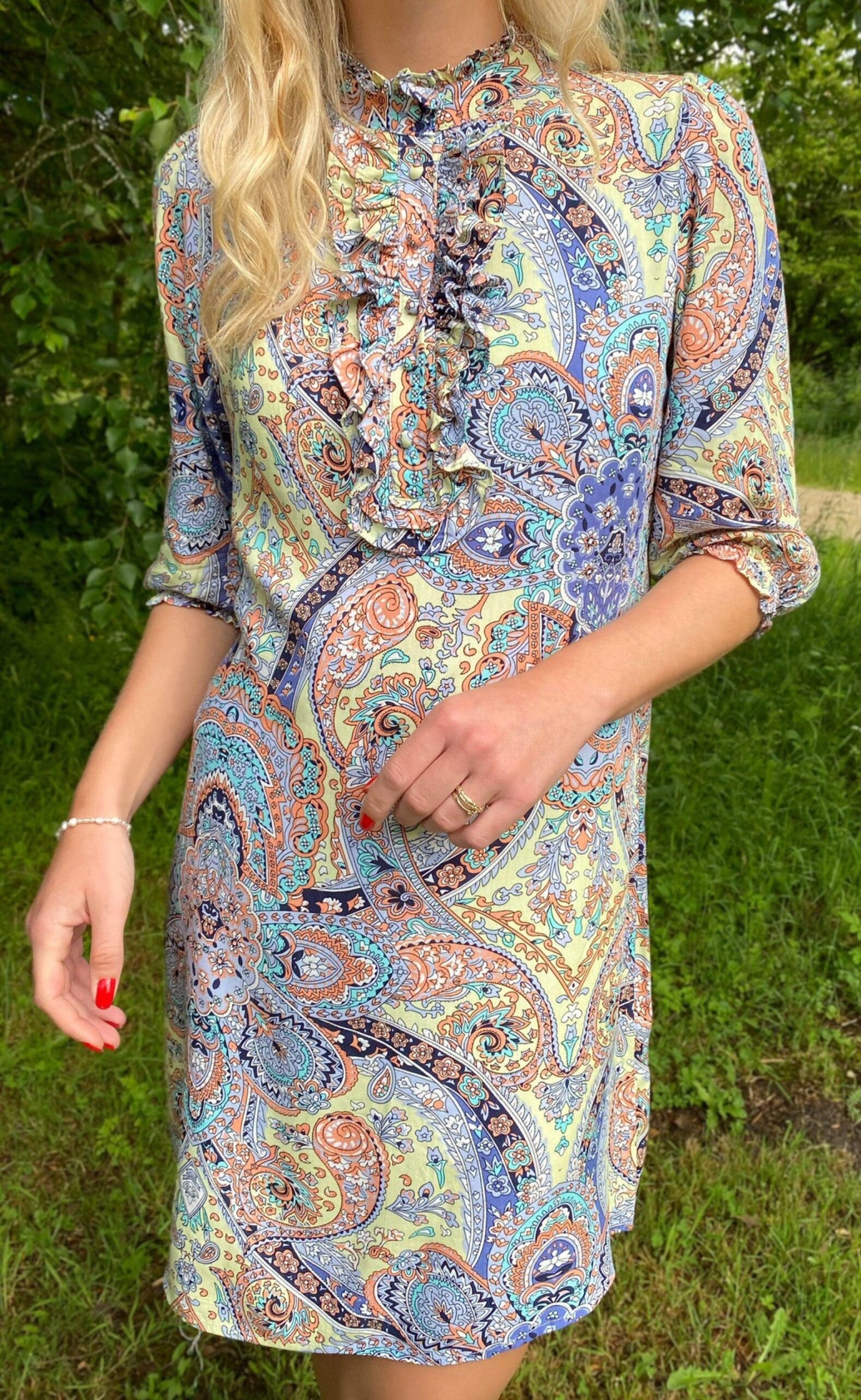 Say Ina Copenhagen Kjole Camilla Purple Paisley