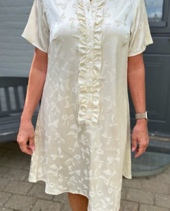 Say Ina Copenhagen Kjole Flora Off White Bows