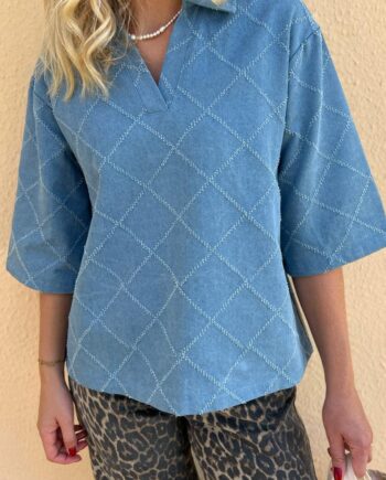 Say Ina Copenhagen Polo   Skjorte Patricia Trendy Denim