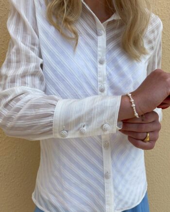 Say Ina Copenhagen Skjorte Sophia White Striped