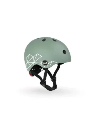 Scoot And Ride Hjelm Xxs   Green Lines