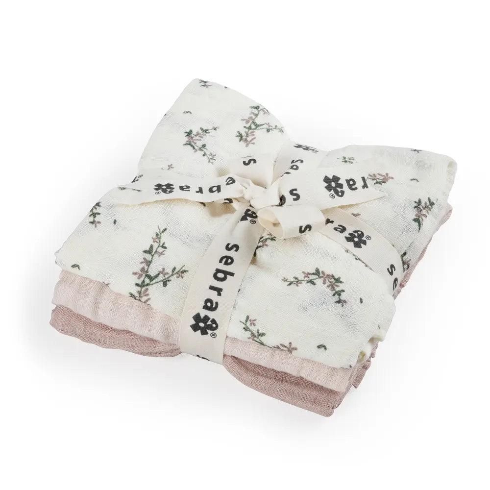 Sebra Stofbleer Stk Powder Blossom Rose