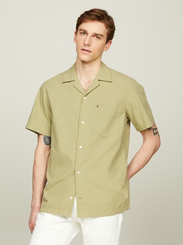 Seersucker Solid Shirt