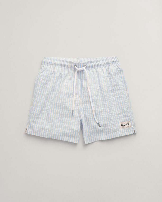 Seersucker Swim Shorts