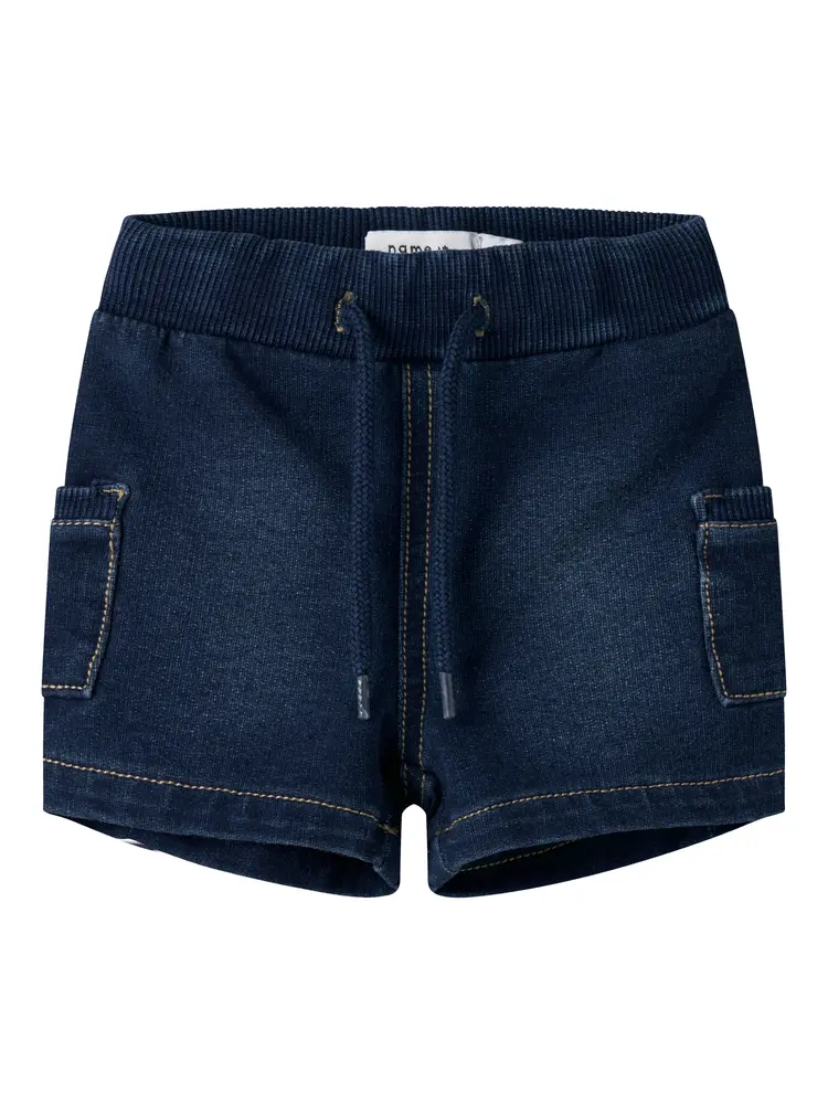 Silas Denim Biker Shorts Dark Blue Denim 80