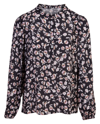 Sirup Dame Bluse Black Aop