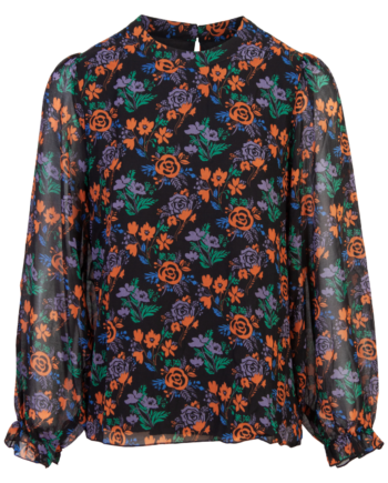 Sirup Dame Bluse Orange Flower