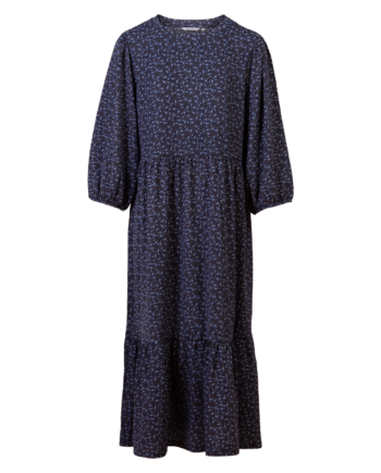 Sirup Dame Kjole Dark Navy