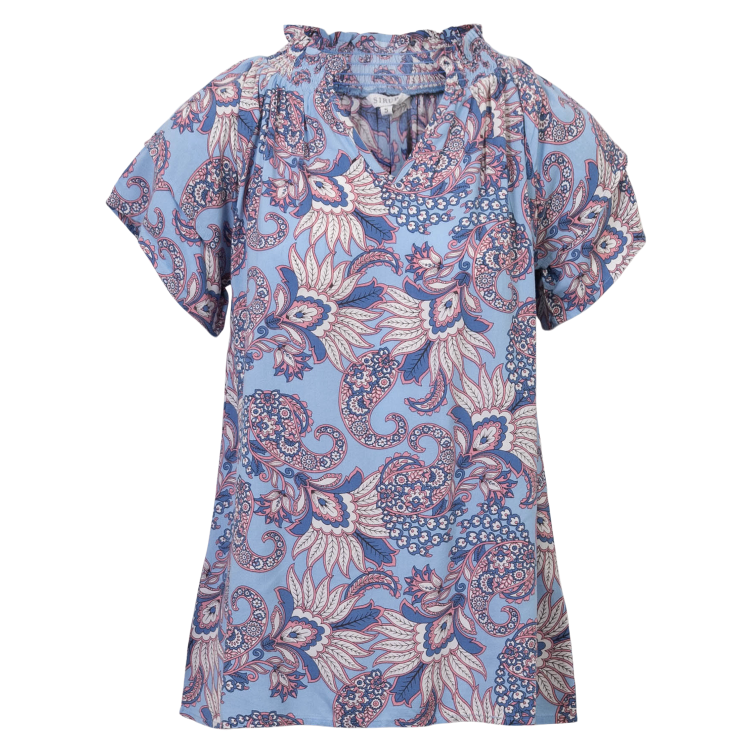 Sirup Randi Dame Kortærmet Bluse Windsurfer
