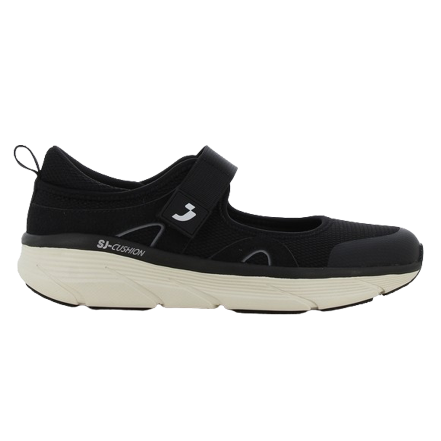 Sj Dame Sandaler Sort Sølv 39