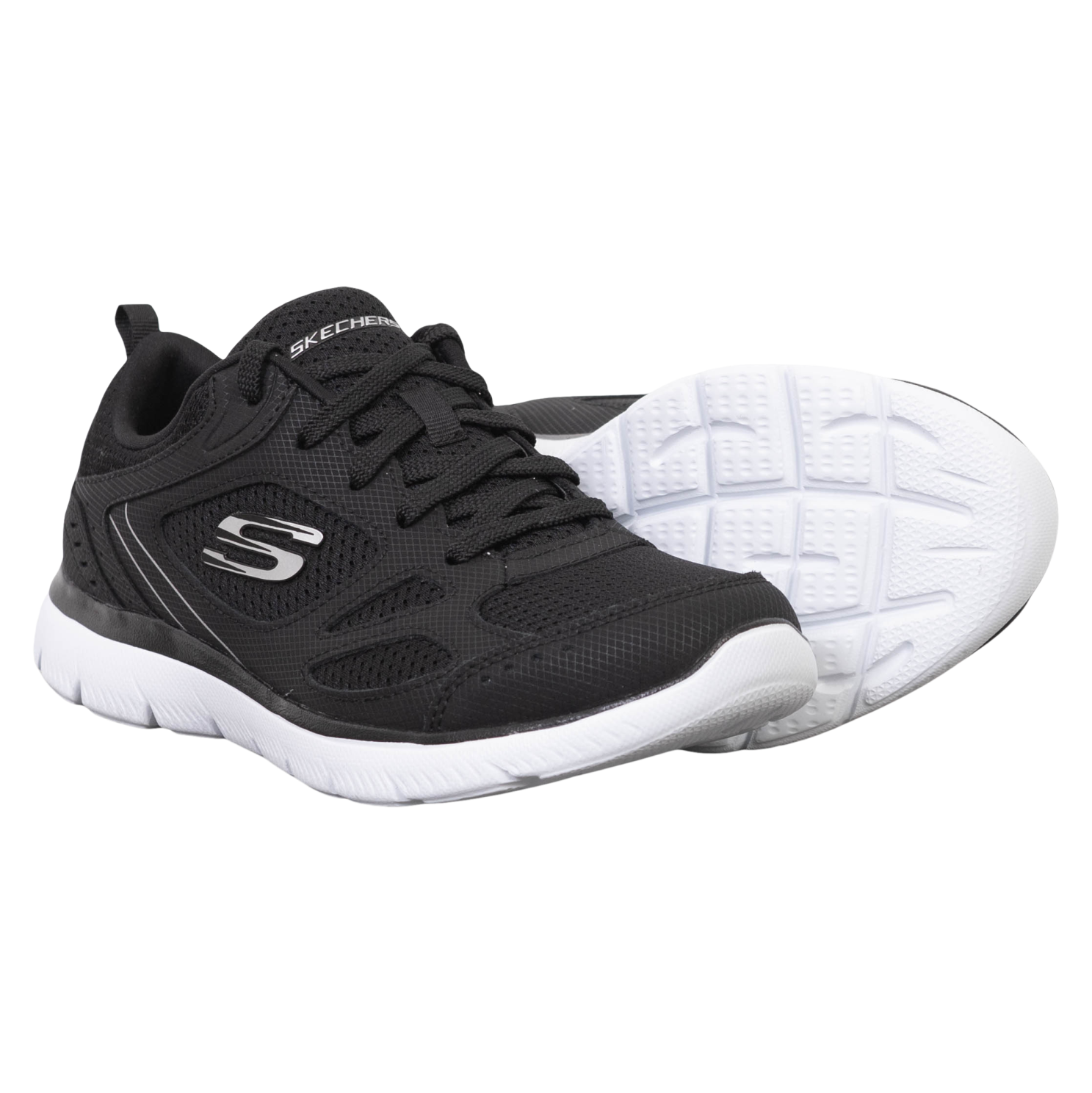 Skechers Summits Suited Dame Sneakers Bkw 41