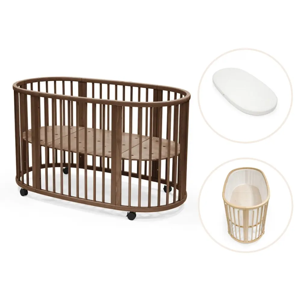 Sleepi Inkl Madras Lagen Og Sengerand Warm Brown