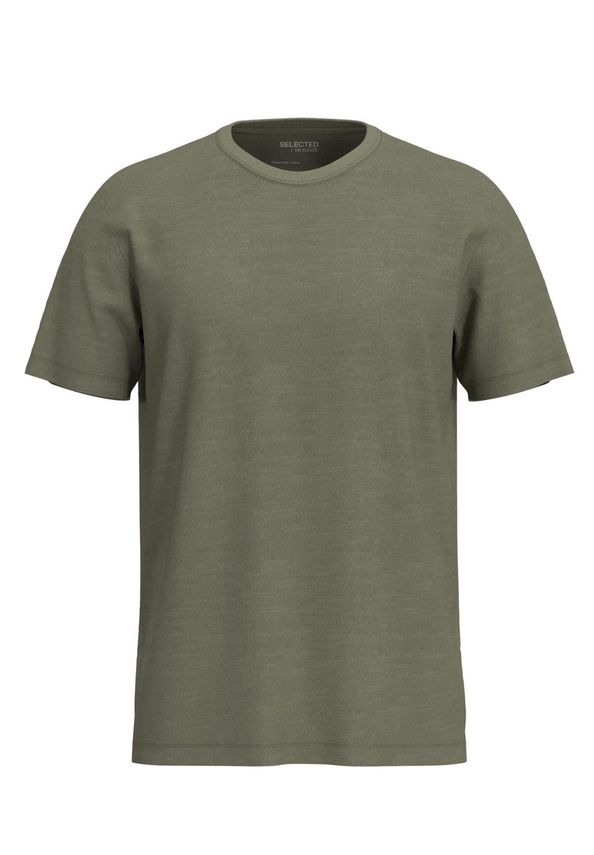 Slhaspen Slub Ss  -neck Tee Noos