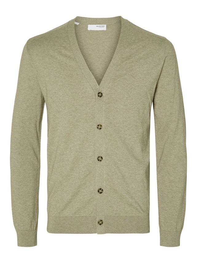 Slhberg Ls Knit  -neck Cardigan Noo