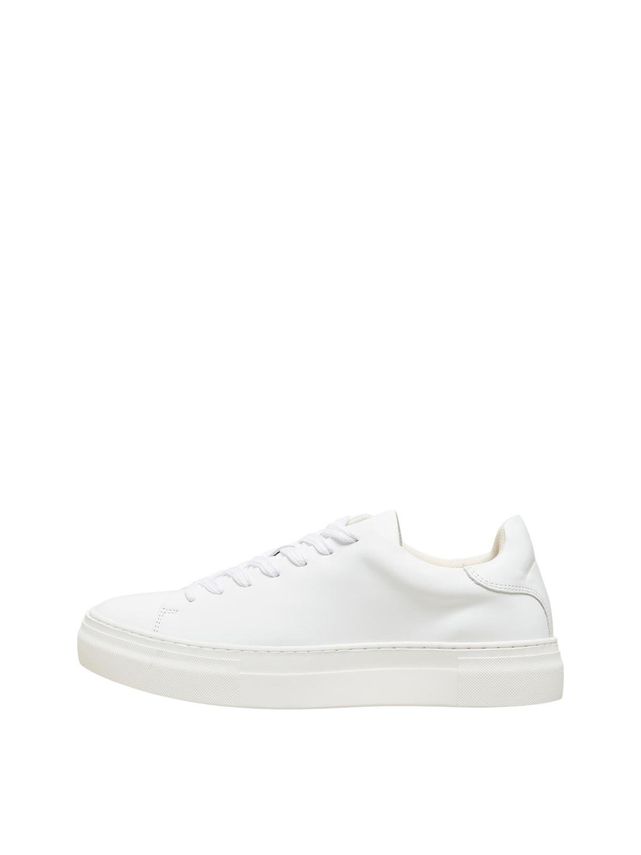 Slhdavid Chunky Leather Trainer