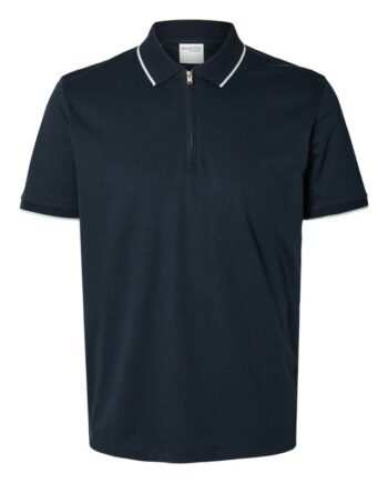 Slhfigo Zip Ss Polo