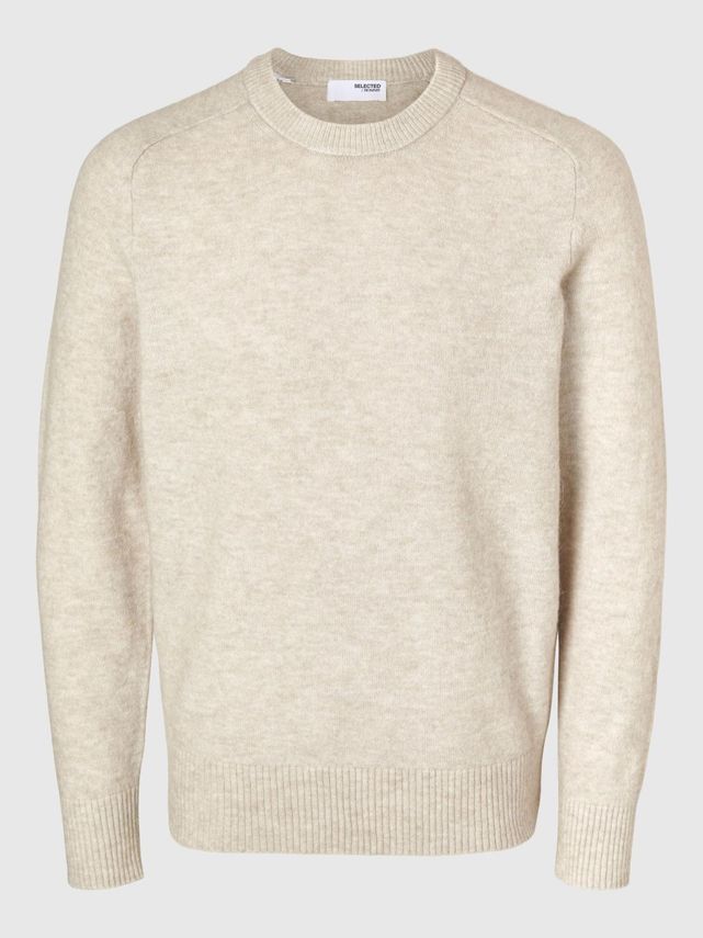 Slhrai Ls Knit Crew Neck