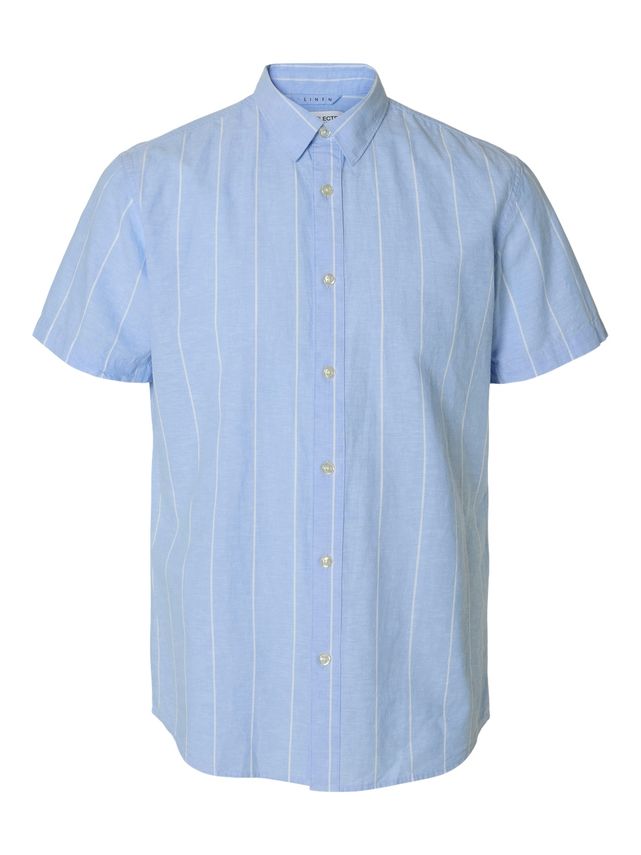 Slhregnew-linen Shirt Ss Class