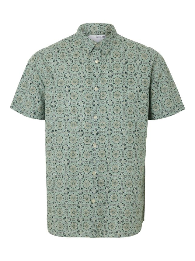 Slhregnew-linen Shirt Ss Class